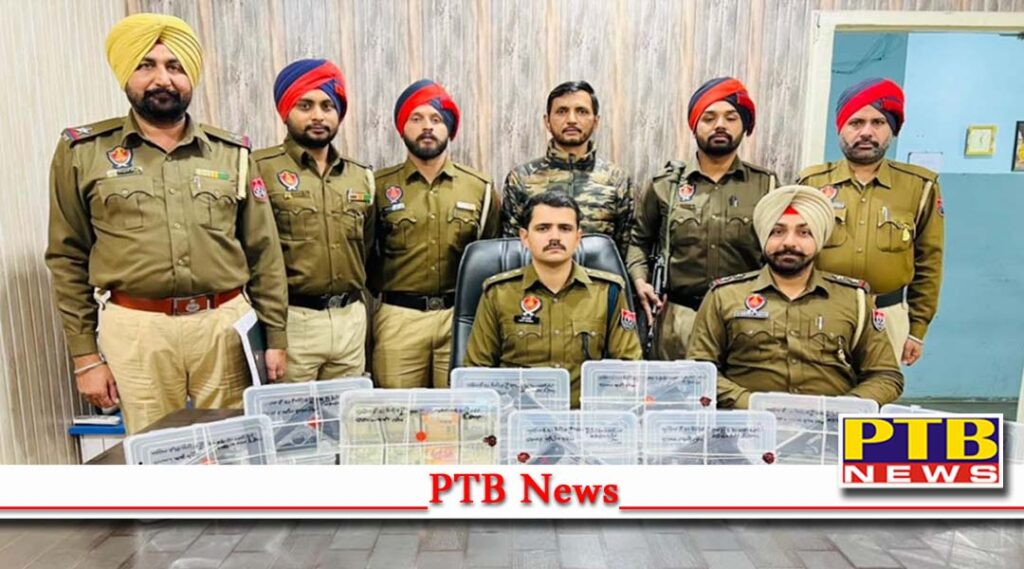 Rural police seize four including 9 pistols 14 magazines 16 rounds and drug money worth Rs 2.50 lakh 03 grams of heroin SSP Satinder Singh