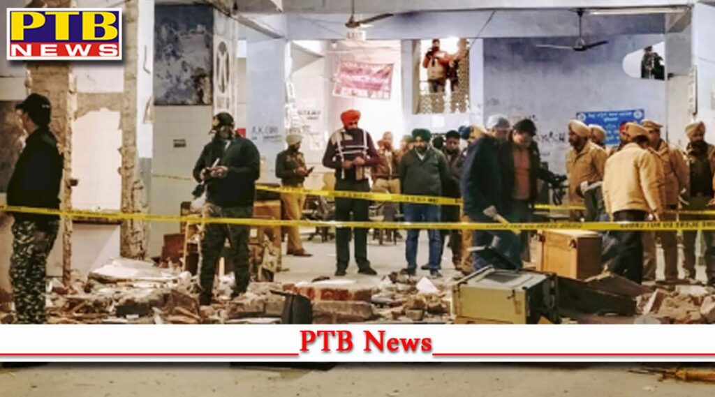 ludhiana security agencies suspect tiffing bomb blast brought from pakistan