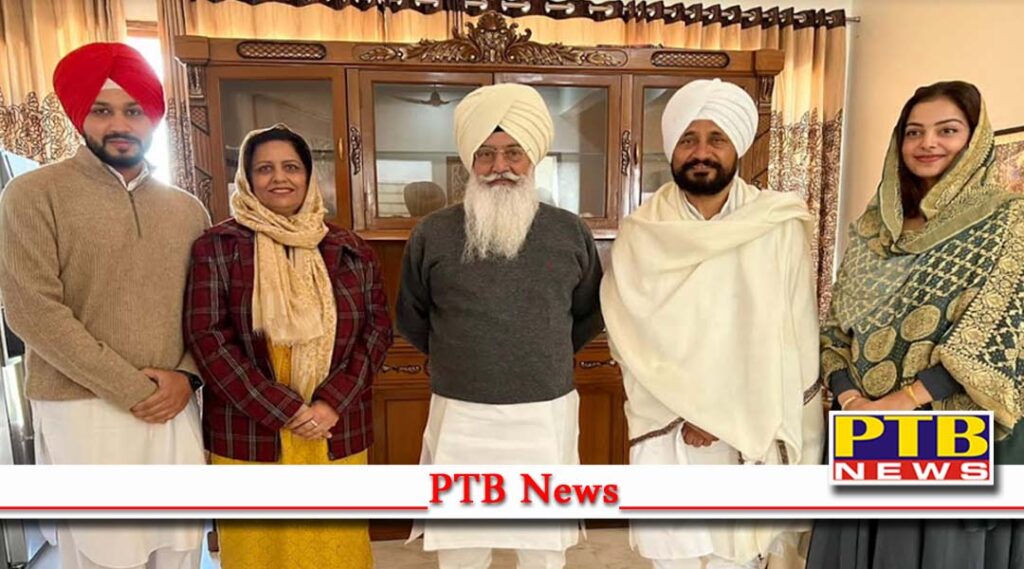 Dera Beas Chief Baba Gurinder Singh Dhillon Calls on CM Charanjit Singh Channi Punjab