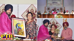 Mr Pargat Singh, Education Minister, Government of Punjab & Mr Navjot Singh Sidhu interact with KMV students