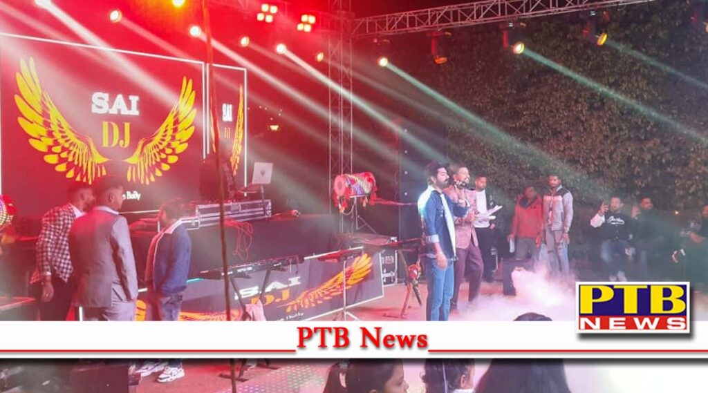 last night 2021 was full music fun dance Jalandhar Event Valley welcomed New Year 2022 Food Yard Garden Restaurant 