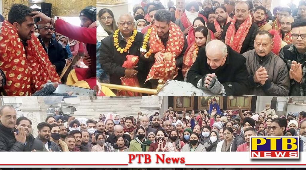 MLA Bawa Henry bowed down in Siddha Shaktipeeth Shri Devi Talab temple Jalandhar
