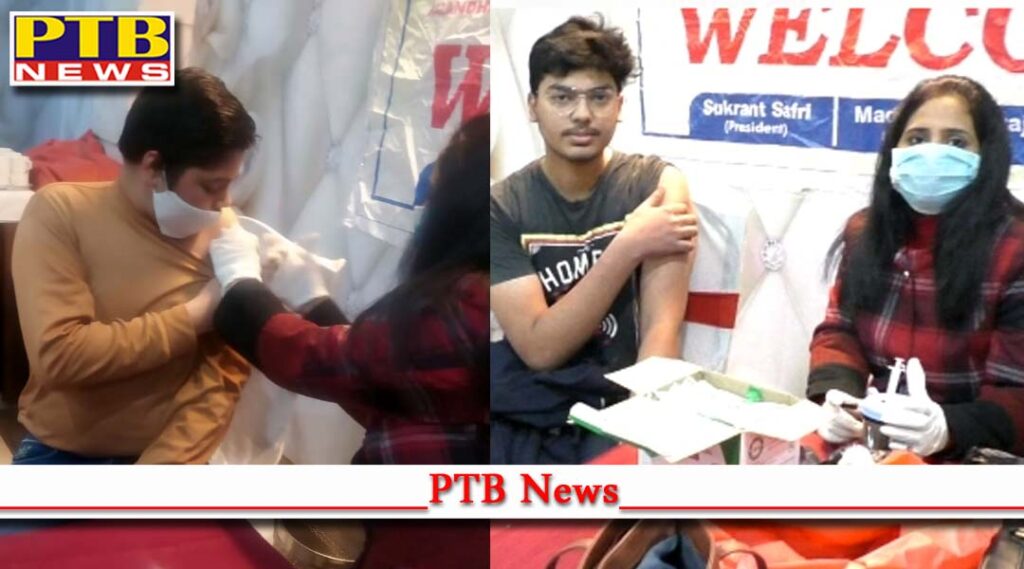 Vaccination camp for children in local hotel of Jalandhar organized by United Media Punjab