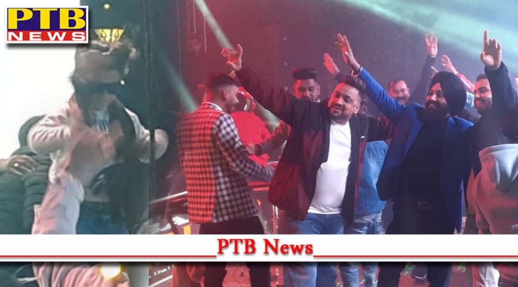 last night 2021 was full music fun dance Jalandhar Event Valley welcomed New Year 2022 Food Yard Garden Restaurant 