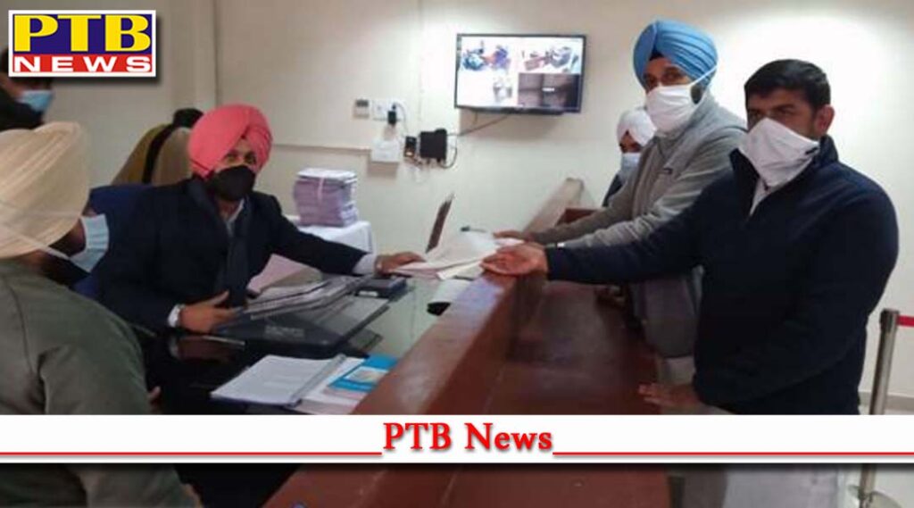 assembly election 2022 bikram singh majithia files nomination from majitha seat Punjab PTB Big Breaking News