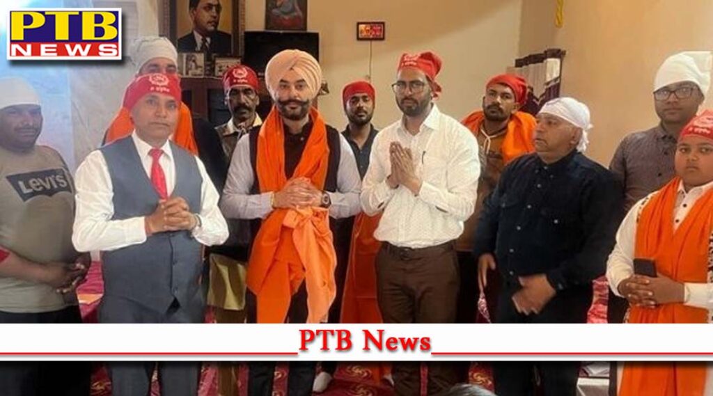Mansimran Makkar who bowed down at Gurdwara Sahib Khurla Kingra on the auspicious occasion of Prakash Parv of Sri Guru Ravidas ji
