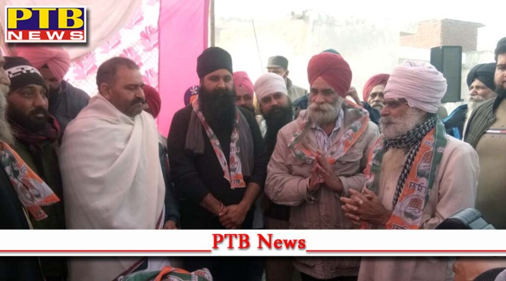 MLA Sushil Rinku got the support of Mittu Basti's social worker Harbhajan Singh and his family Jalandhar