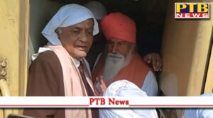 BJP Central candidate Manoranjan Kalia took the blessings of Sant Niranjan Das of Dera Sachkhand Balla