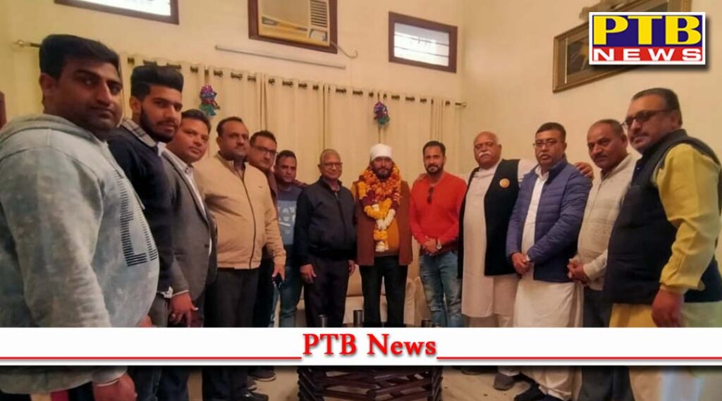 Akali BSP alliance candidate Chandan Grewal gets support of Charanjit Pura Welfare Council from Jalandhar Central