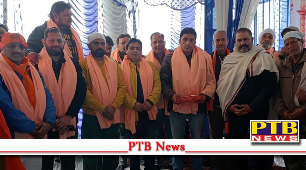 MLA Sushil Rinku participated in Sri Guru Ravidas Jayanti procession Congratulations to the companions Jalandhar north