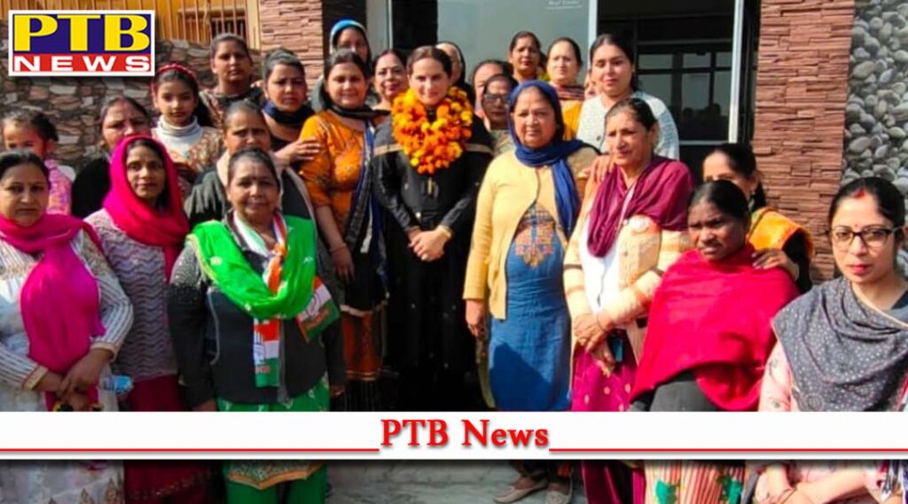 Women gave full support to Harsirat Kaur Henry in Jalandhar North Punjab Bawa Henry Congress Party Candidate