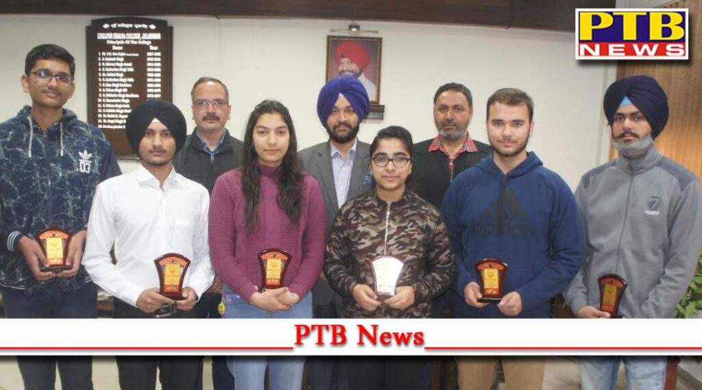 Eight students of Lyallpur Khalsa College graduated from CA. Passed the foundation exam Jalandhar
