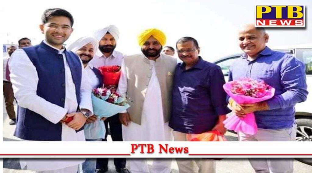 kejriwal and bhagwant mann will pay obeisance at the golden temple instructing supporters stay away from the road show