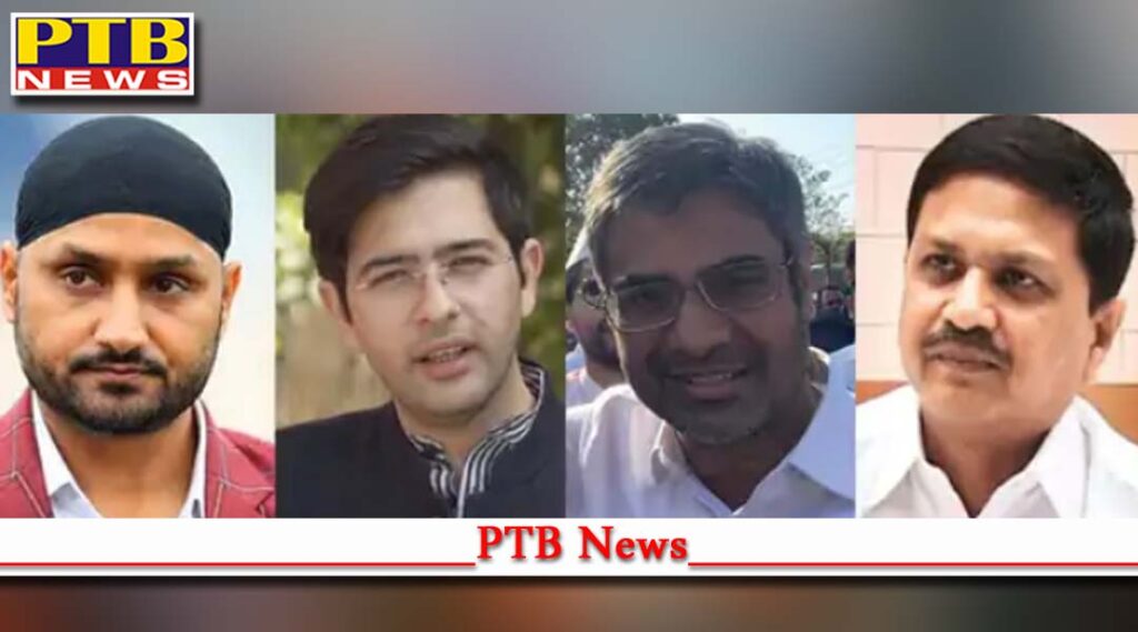 aap punjab rajya sabha member from punjab cricketer harbhajan singh raghav chadha LPU Ashok Mittal Owner