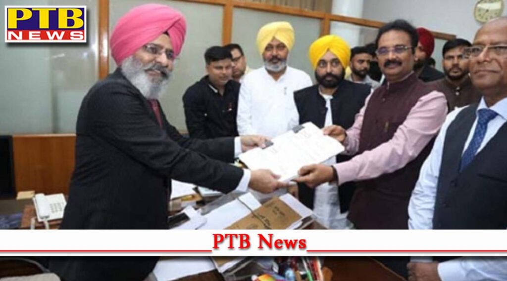 Jalandhar nominations filed by candidates for rajya sabha elections