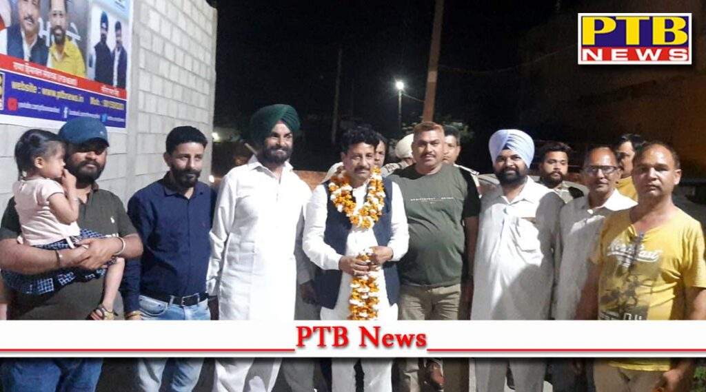Mann Singh Nagar residents gave a grand welcome to MLA Raman Arora Raman Arora thanked everyone
