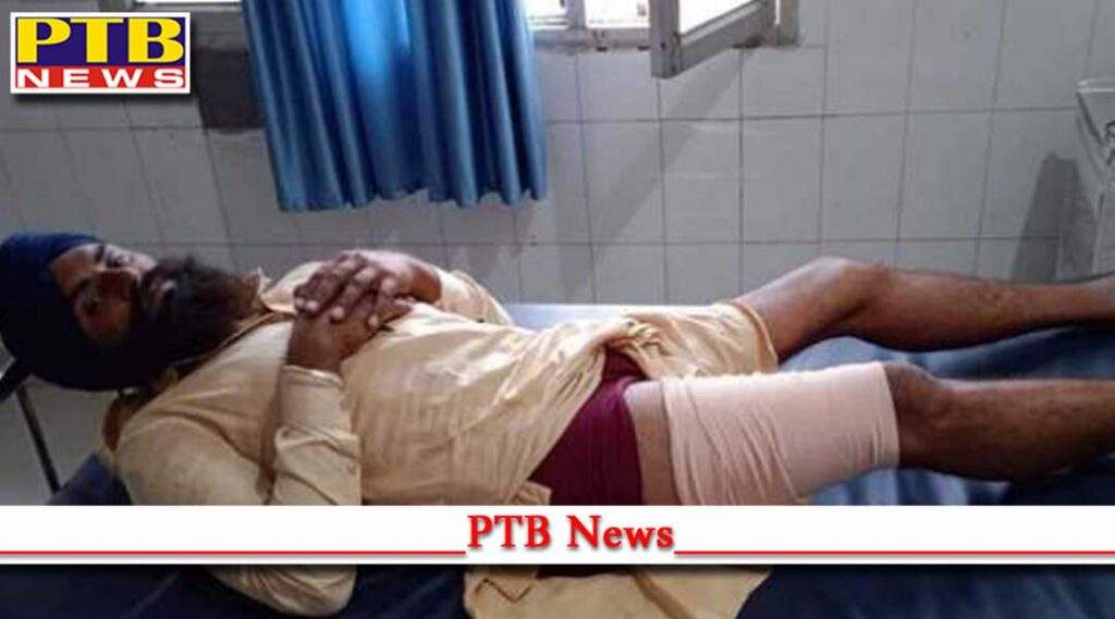 lathi charge on farmers who went demand compensation for crops in lambi