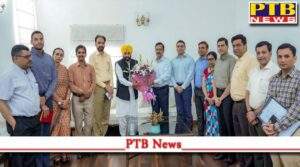 Punjab IAS Officers Association led by ACS to CM Venu Prasad felicitates Chief Minister Bhagwant Mann at his official residence on Thursday 