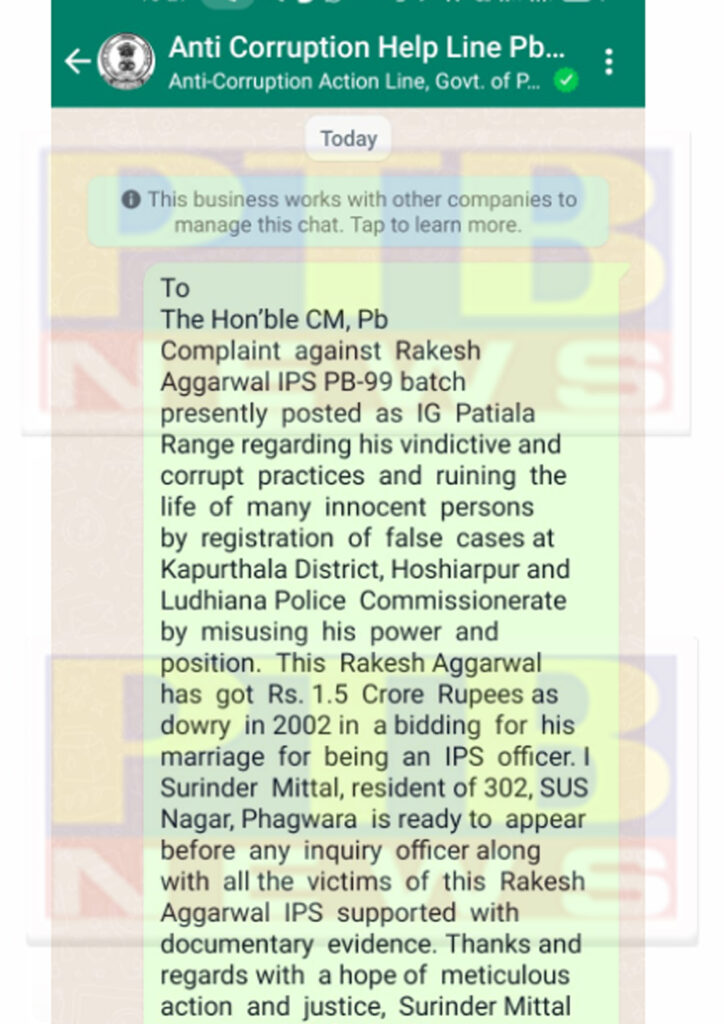 Corruption complaint WhatsApp number issued by Punjab Chief Minister Bhagwant Mann received a flurry of complaints on day one