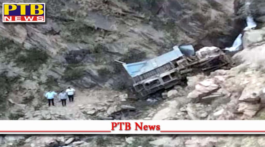 Chamba death of driver in tipper accident