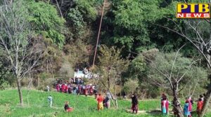hrtc bus falls into ditch 1 killed 14 injured