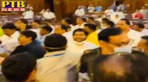 tmc and bjp mlas clashed in the assembly five mlas including shubendu adhikari suspended