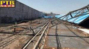 factory shed collapse in zirkpur of mohali four workers injured