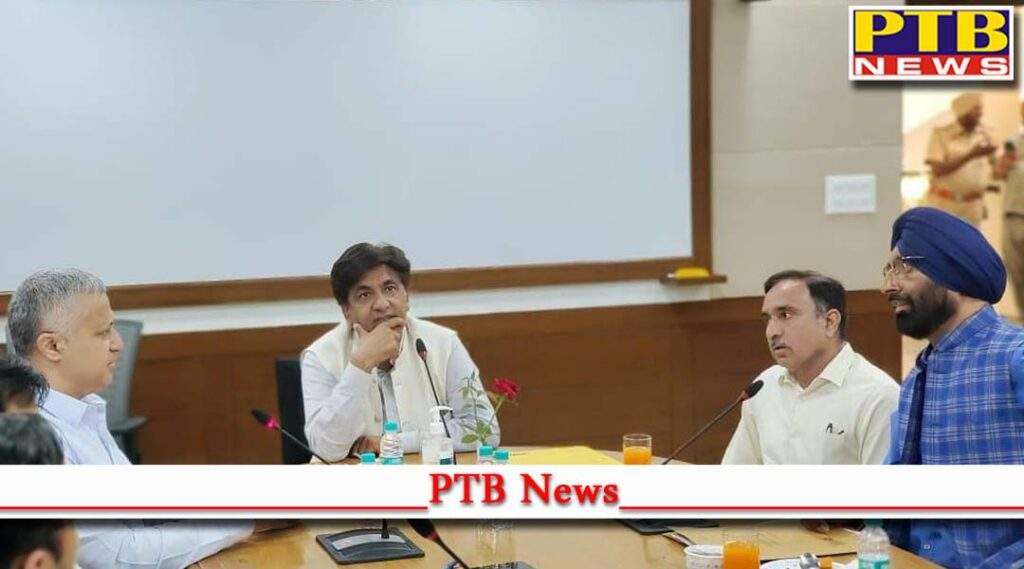 Hoshiarpur Bhangi Choe to be Developed on the Pattern of Badi and Chhoti Nadi of Patiala minister Punjab Bram Shanker Jimpa