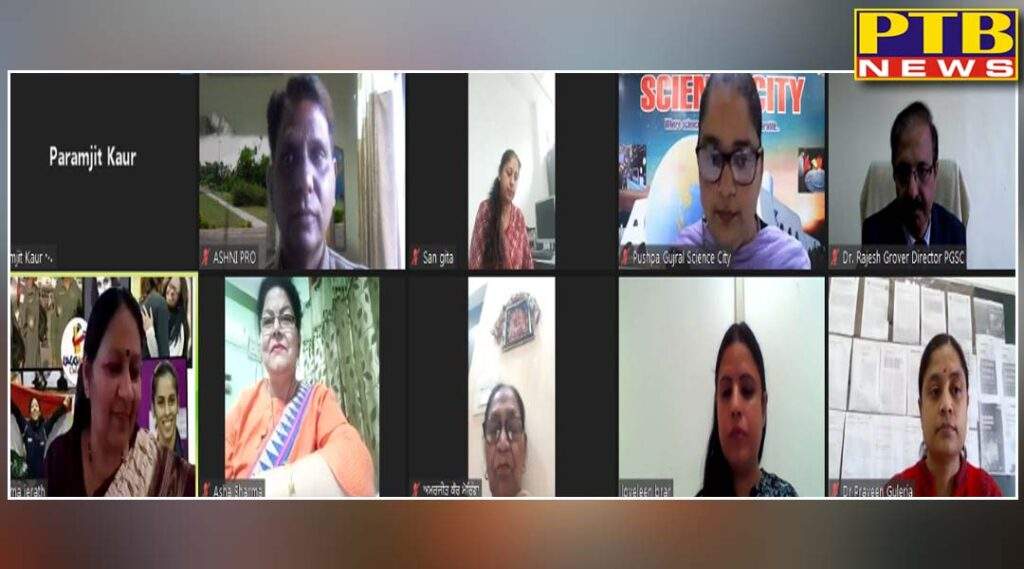 Organizing Punjabi Kavi Sammelan on Women's Day at Pushpa Gujral Science City,