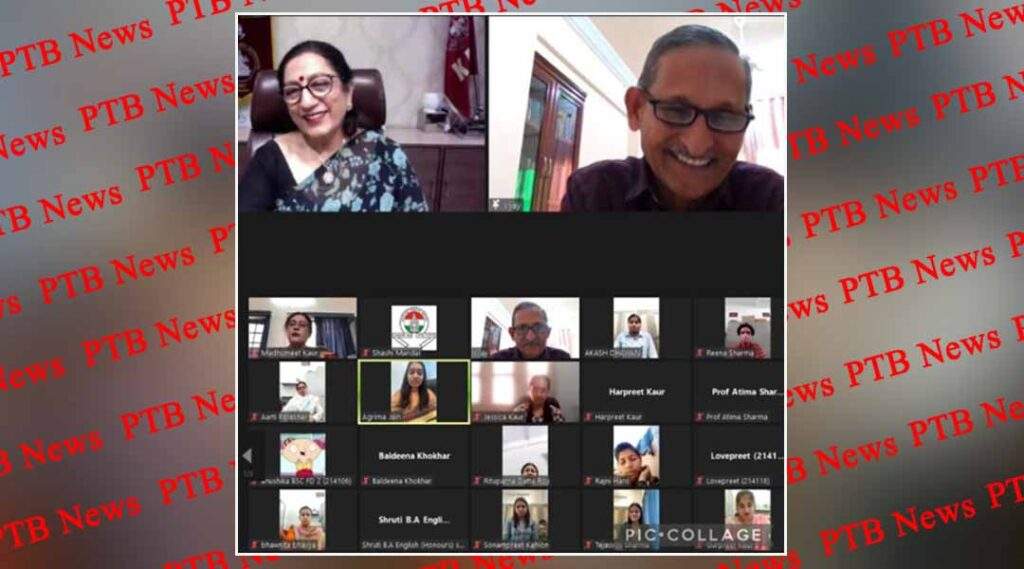 KMV organises international webinar on Principles, Parameters and Framework of Research: Educational Perspectives under its International Series