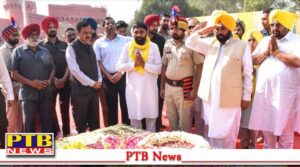 On Martyrdom Dam of Legendary Martyr Punjab CM Bhagwant Mann Vows to Make Punjab a Corruption Free State Chandigarh