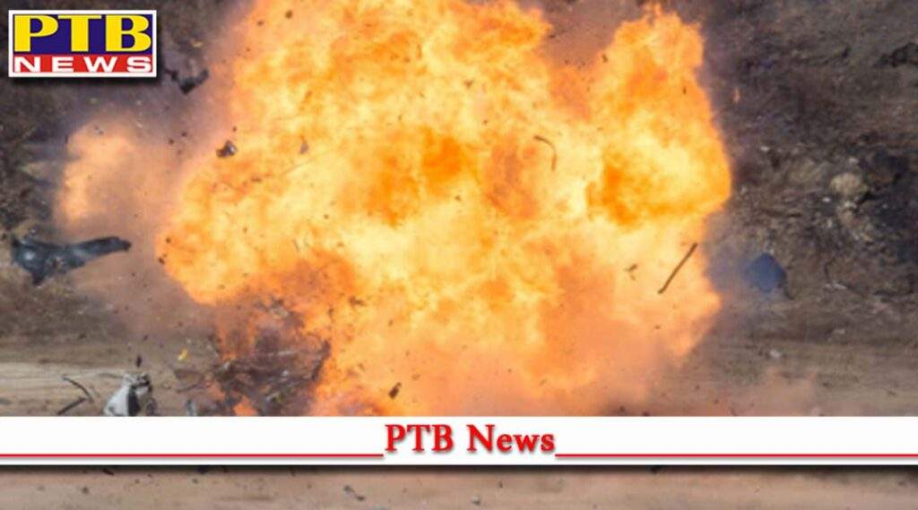 ludhiana stunned the blast chinese firecrackers the tempo collided with the bridge
