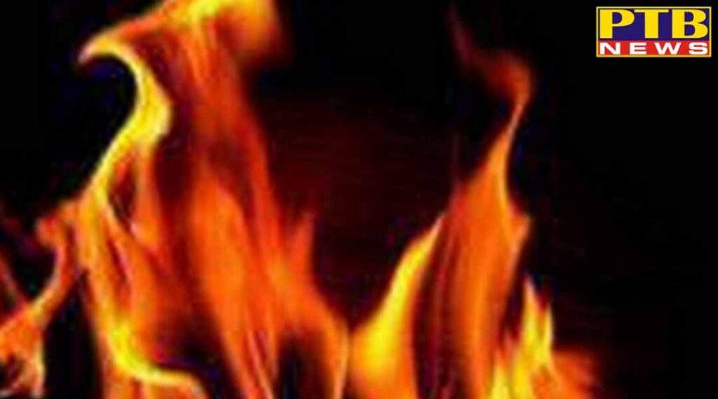 Fierce fire broke out in 7 storey building in Ranjit Avenue B block