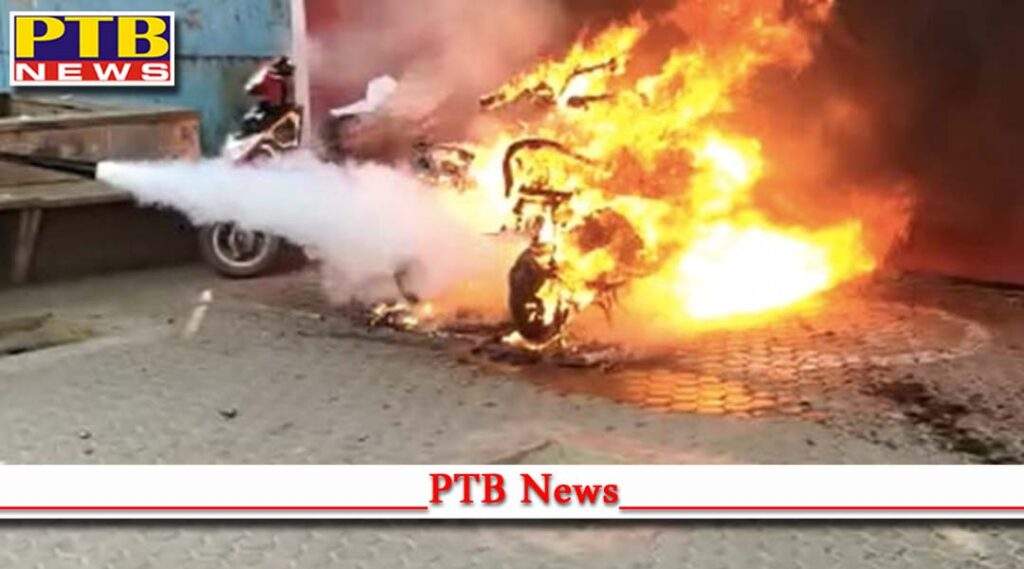 telangana electric scooter scooter battery explodes man dies