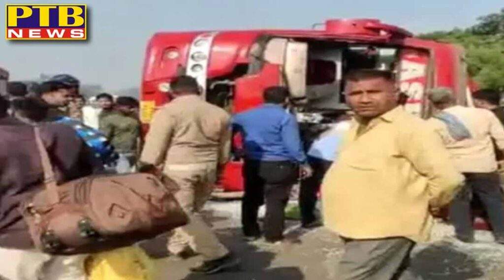 the bus overturned uncontrollably 5 passengers killed many injured