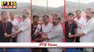 society invited the candidate for the post of MLA Satpal Singh as the chief guest in the volleyball tournament held at Shiv Mandir Chokdu Himachal Pardesh