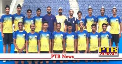 12th Hockey India National Sub Junior Hockey Manmeet Singh Rai will captain the Punjab team Jalandhar