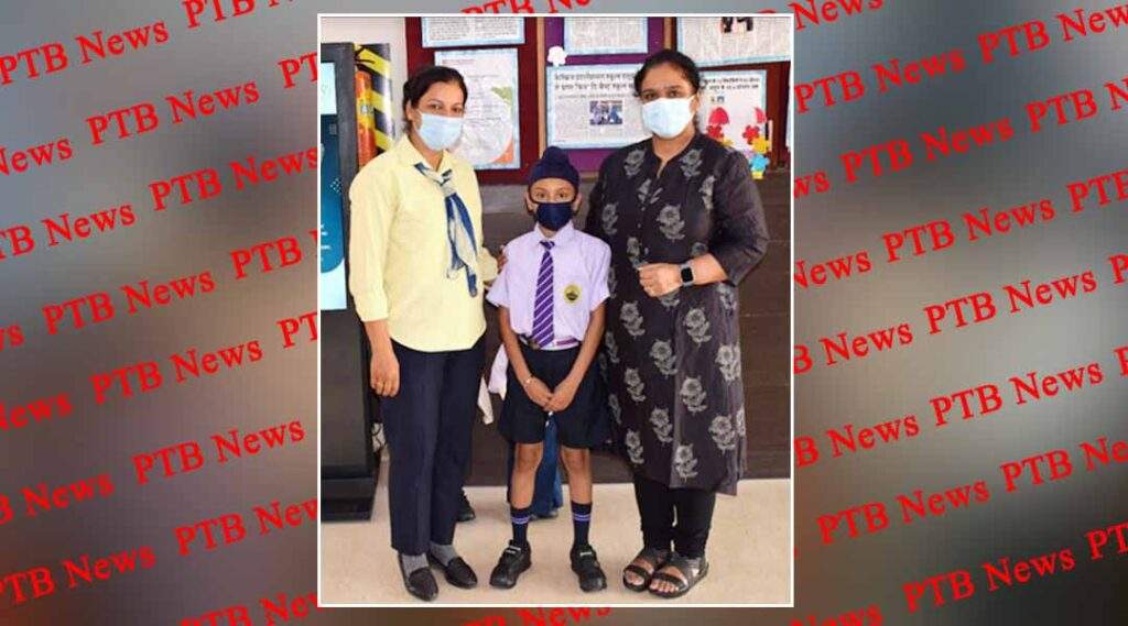 Sahajdeep Singh a brilliant student of Class III of Cambridge International School Dasuha S.O.F. Raised the value of the school by getting the third rank internationally in the National Cyber Olympiad exam