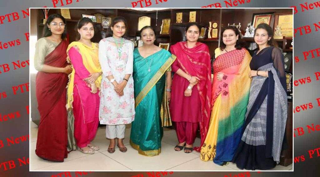 M.Voc Sem III (Cosmetology & Welness) Students of HMV topped in University
