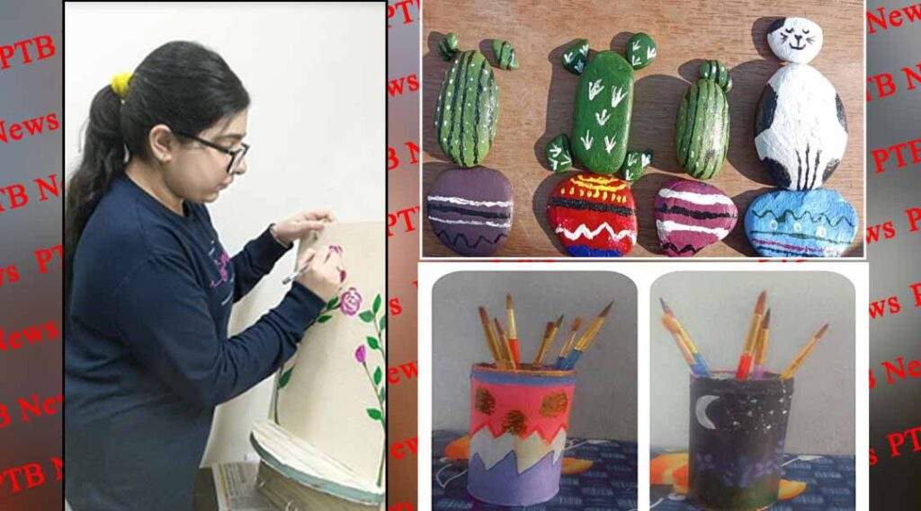 KMV organises Best Out of Waste competition