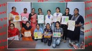 Slogan writing competition organized in PCM SD College for Women Jalandhar