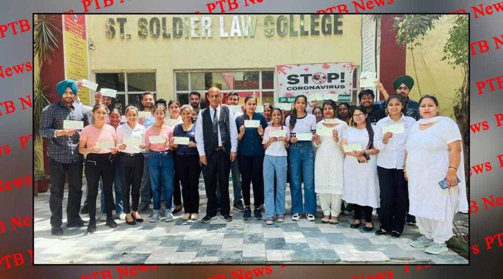 St Soldier gave scholarship to Law Students
