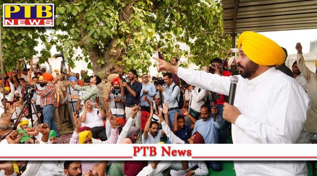 bhagwant mann calls upon farmers native village satauj adopt dsr technology maximum area Punjab