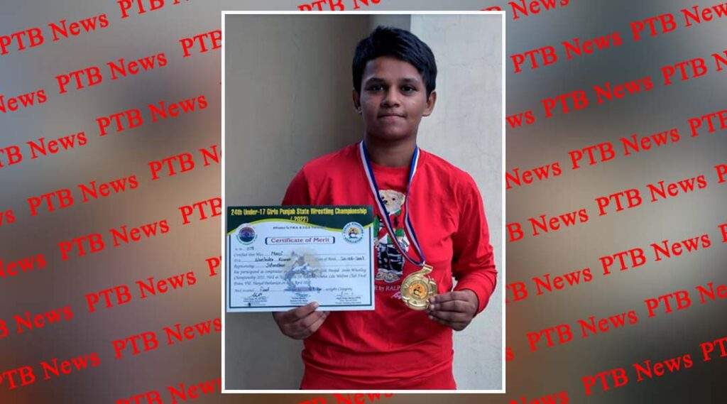 Outstanding performance of Mansi of Innocent Hearts in Punjab State Wrestling Championship 2022