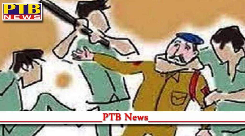 attack police team that came arrest the accused of misdeed from haryana in fazilka