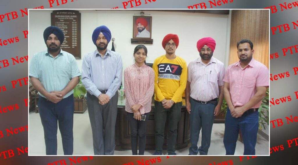 Lyallpur Khalsa College MSc Mathematics students enrolled in University Merit List Jalandhar
