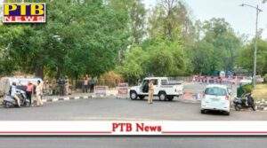 Punjab farmer protest mohali police seal chandigarh mohali border