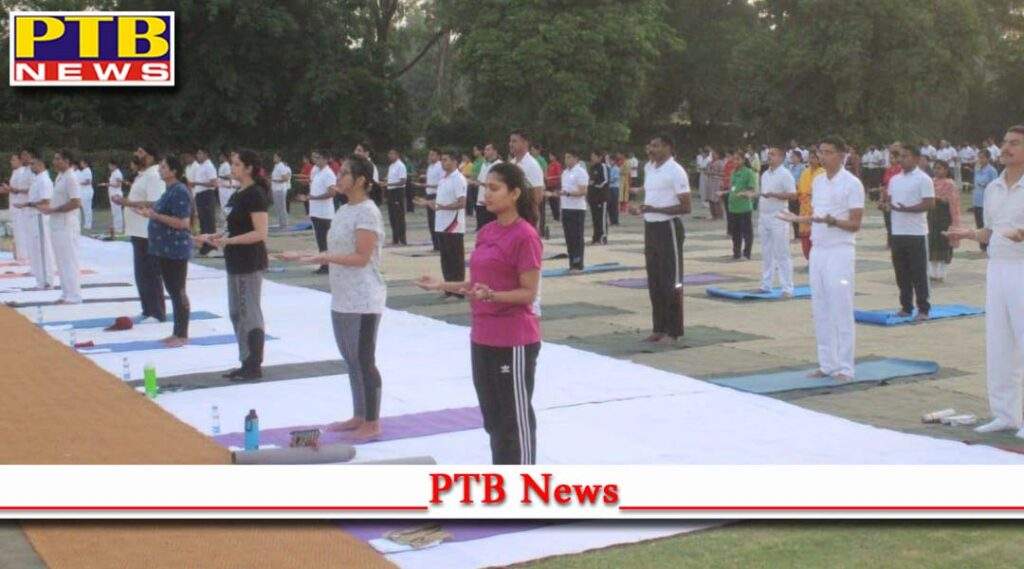 Jalandhar Vajra Corps celebrated International Yoga Day