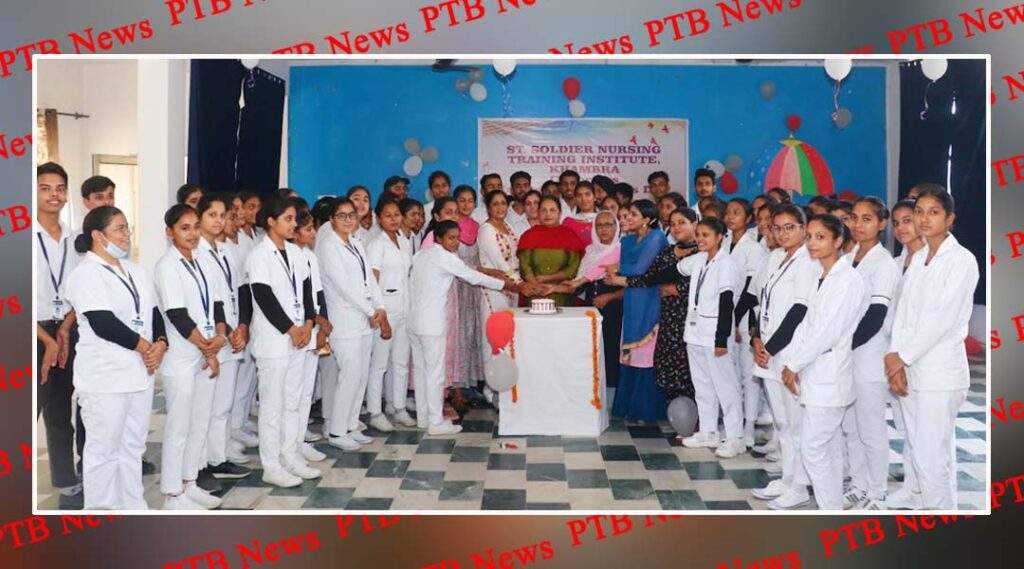 GNM Students of St Soldier celebrated Nurses Day
