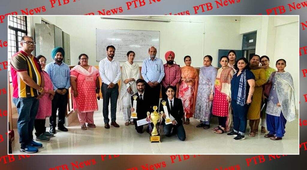 Guru Nanak Dev University winner moot court of Law College